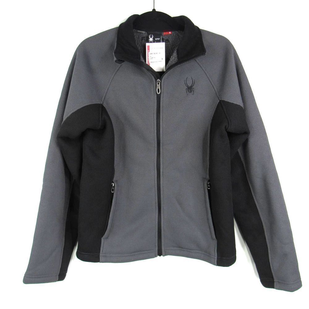SPYDER POLAR FLEECE LINED FULL ZIP MEN'S JACKET SZ S